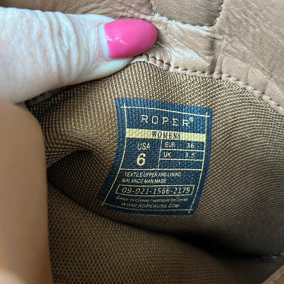 Roper Floral Embroidery Women's Boots - Size 6 - Picture 2 of 12